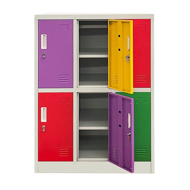 Colorful 6 Door Steel Locker